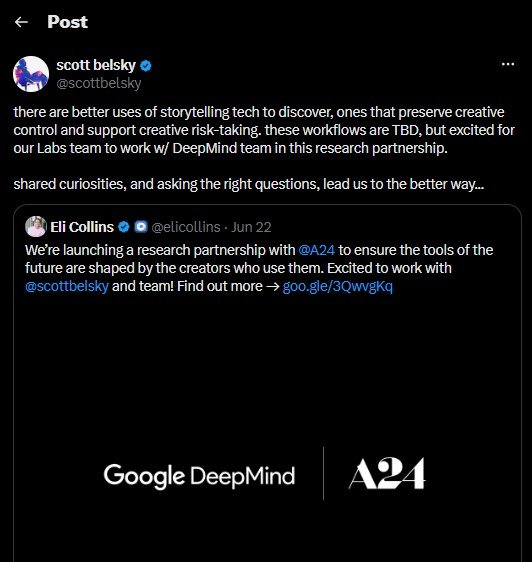A screenshot of Belsky X post