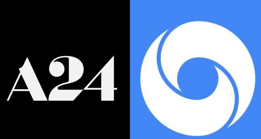 Left: A24’s logo design. Right: Google DeepMind’s Logo design