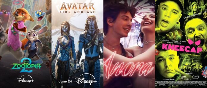 Best movies on Disney+ in June 2026 featuring Zootopia 2, Avatar: Fire and Ash, Anora, and Kneecap