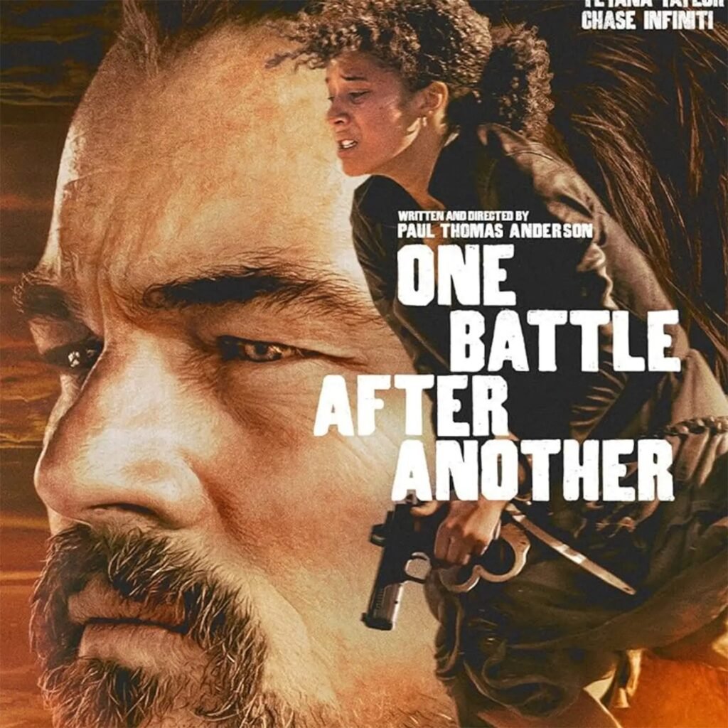 Promotional image for One Battle After Another.