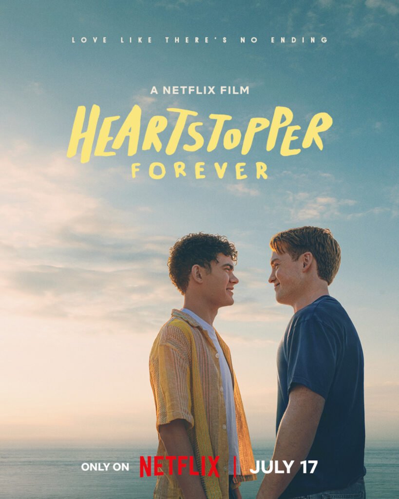 Heartstopper Forever movie poster featuring Kit Connor and Joe Locke