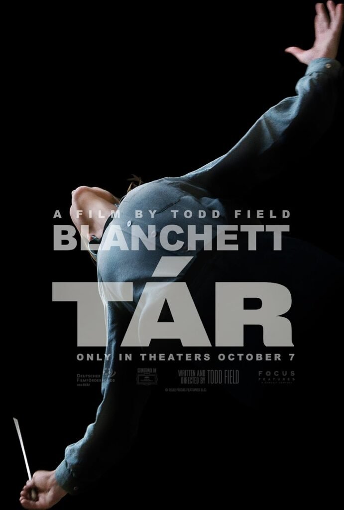 TÁR movie poster starring Cate Blanchett