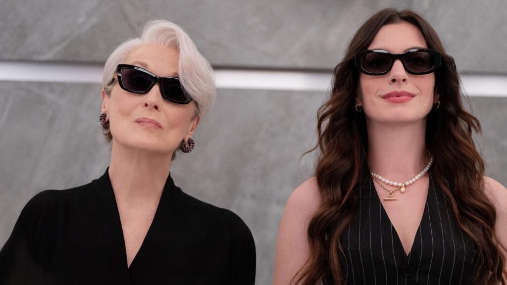 Meryl Streep and Anne Hathaway in The Devil Wears Prada 2.