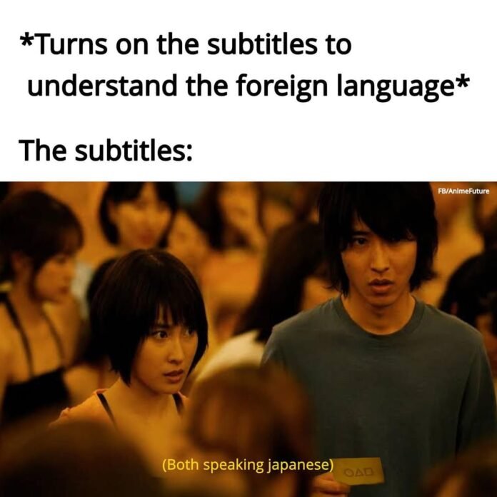 Subtitles Meme