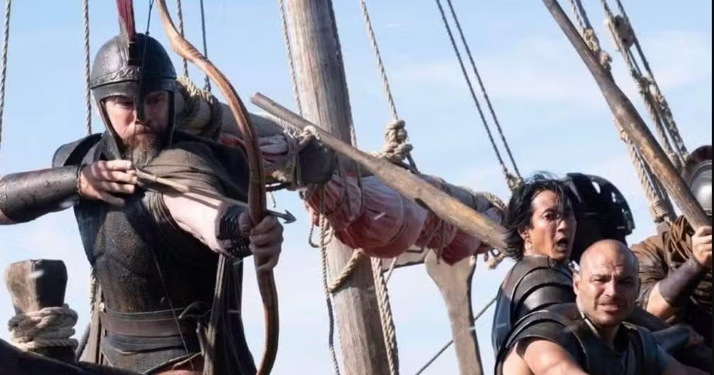 Matt Damon as Odysseus in The Odyssey