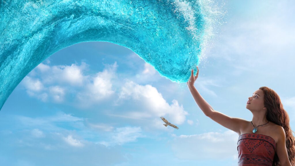 A promotional image of Moana 2026