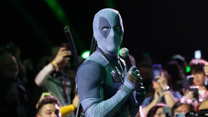 Ryan Reynolds as Deadpool at SDCC 2026