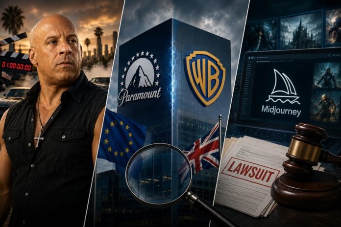 Vin Diesel Shares Fast Forever Update as Paramount Faces Regulatory Pressure and Midjourney Challenges Hollywood Studios