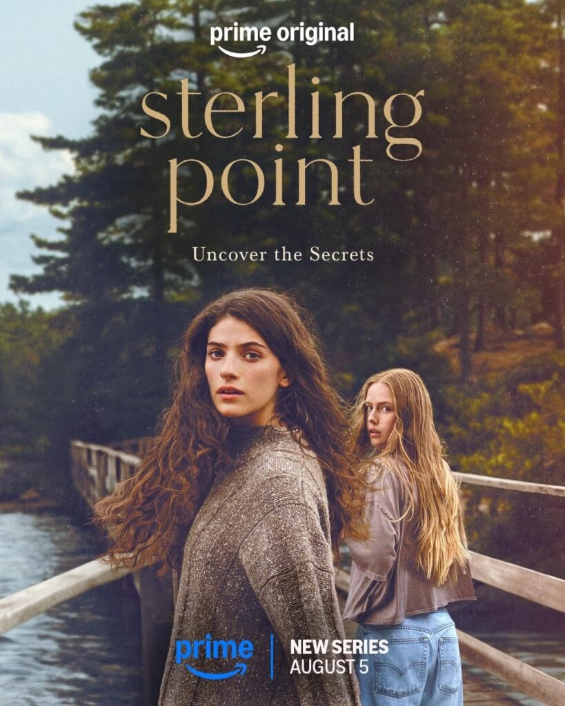     Sterling Point poster featuring two young women standing near a lake