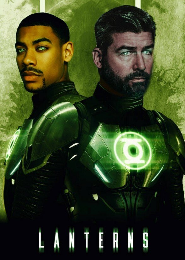 Lanterns poster featuring Green Lanterns Hal Jordan and John Stewart