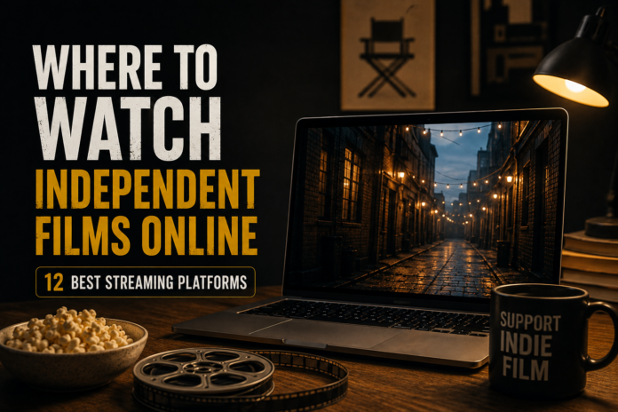 where to watch independent films online