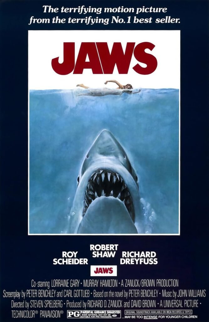 Steven Spielberg’s Jaws brings its legendary great white shark thriller to Netflix.