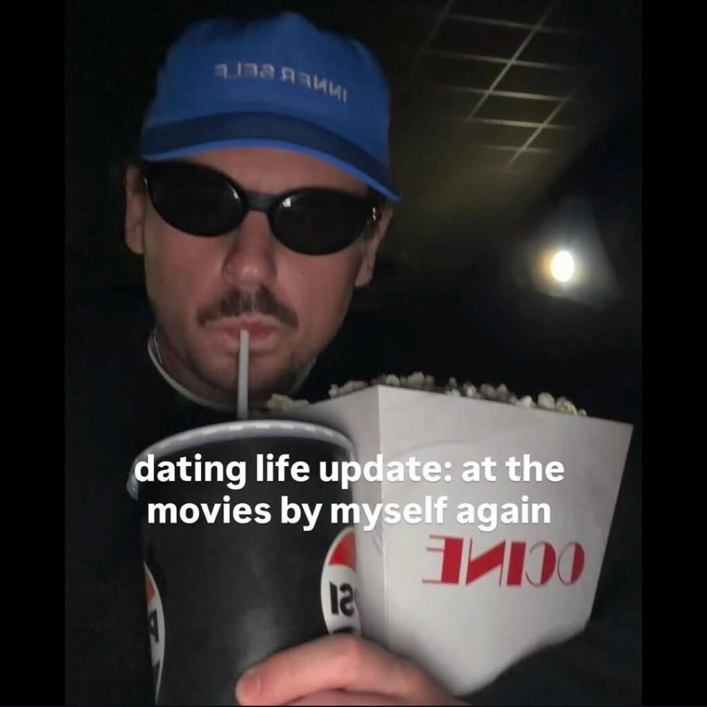 Watching Movies Alone Meme