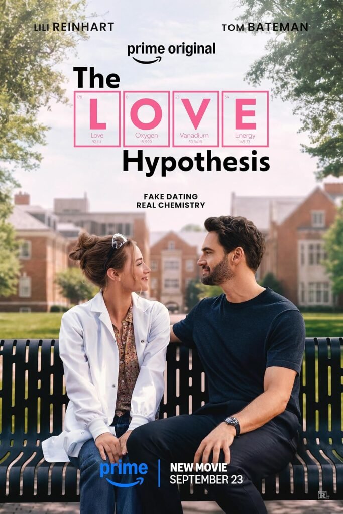 The Love Hypothesis poster featuring Lili Reinhart and Tom Bateman