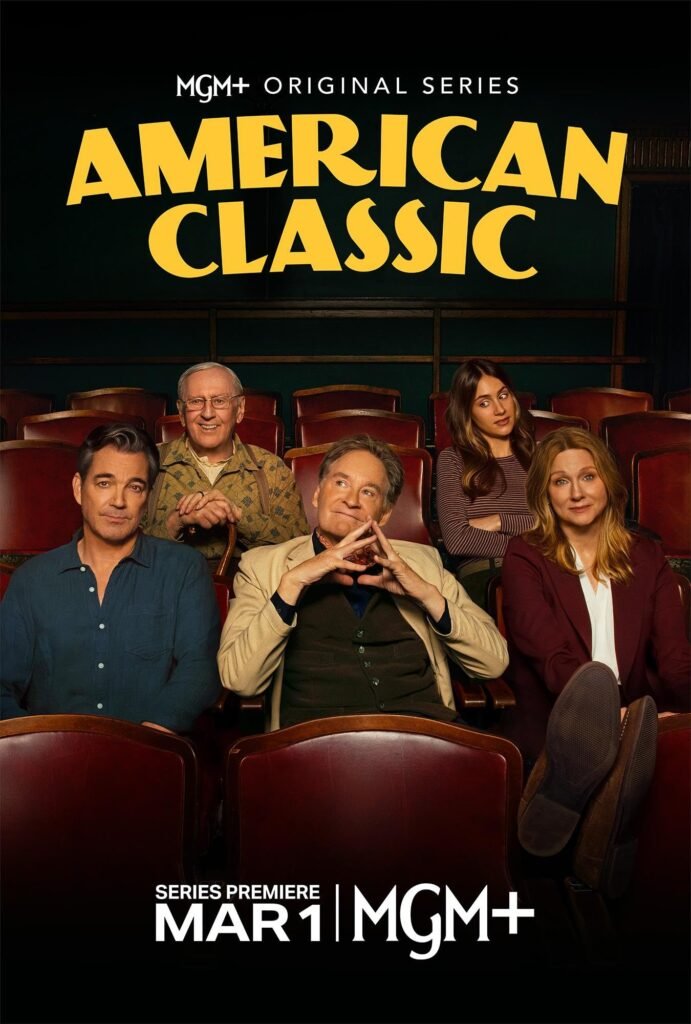 American Classic poster featuring Kevin Kline and the ensemble cast in a theater