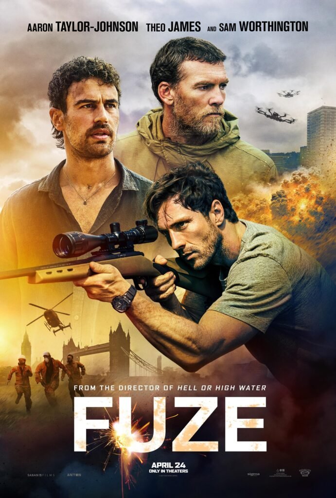     Aaron Taylor-Johnson, Theo James and Sam Worthington lead the action thriller Fuze.
