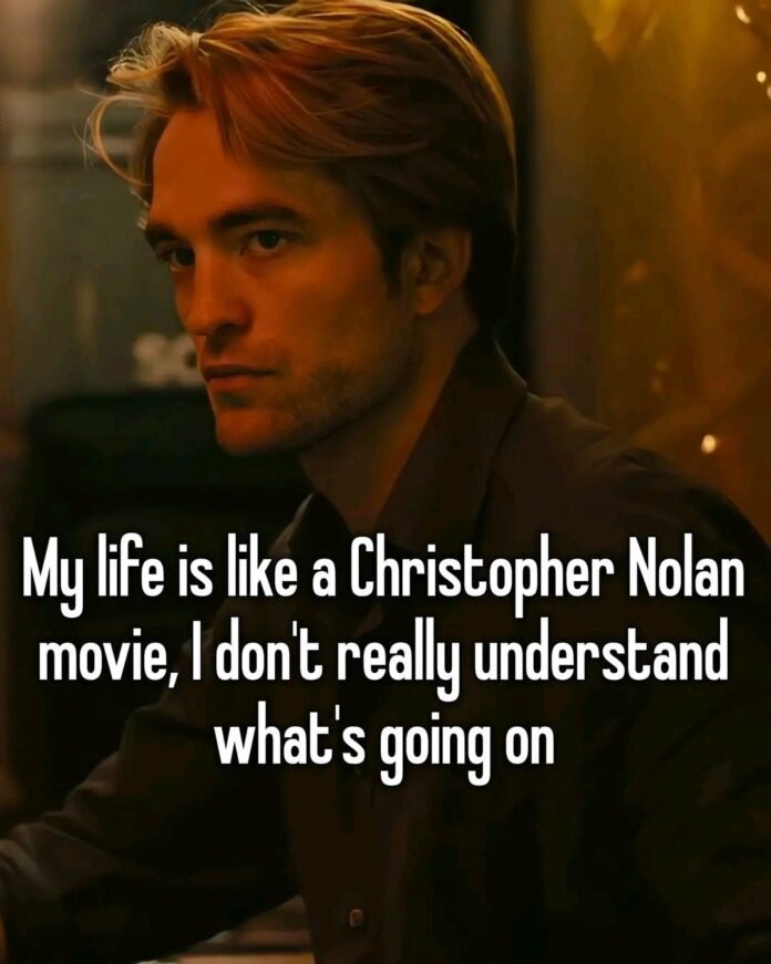 Funny Christopher Nolan meme featuring a man in a suit with the text “My life is like a Christopher Nolan movie, I don't really understand what's going on”