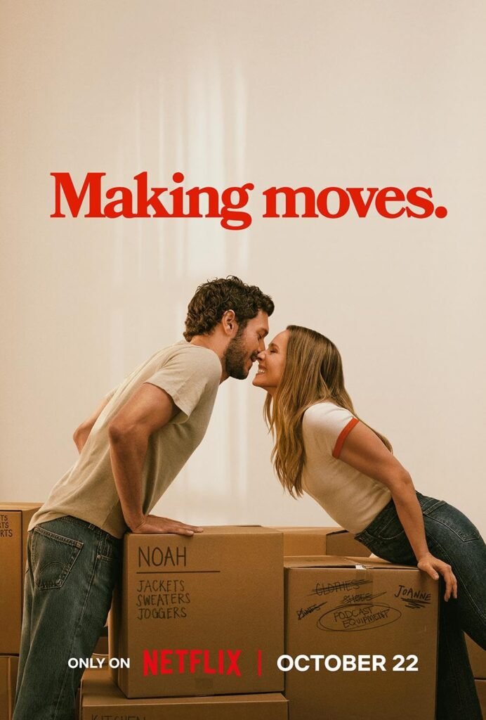 A couple sharing a playful moment on the Netflix poster for Nobody Wants This.
